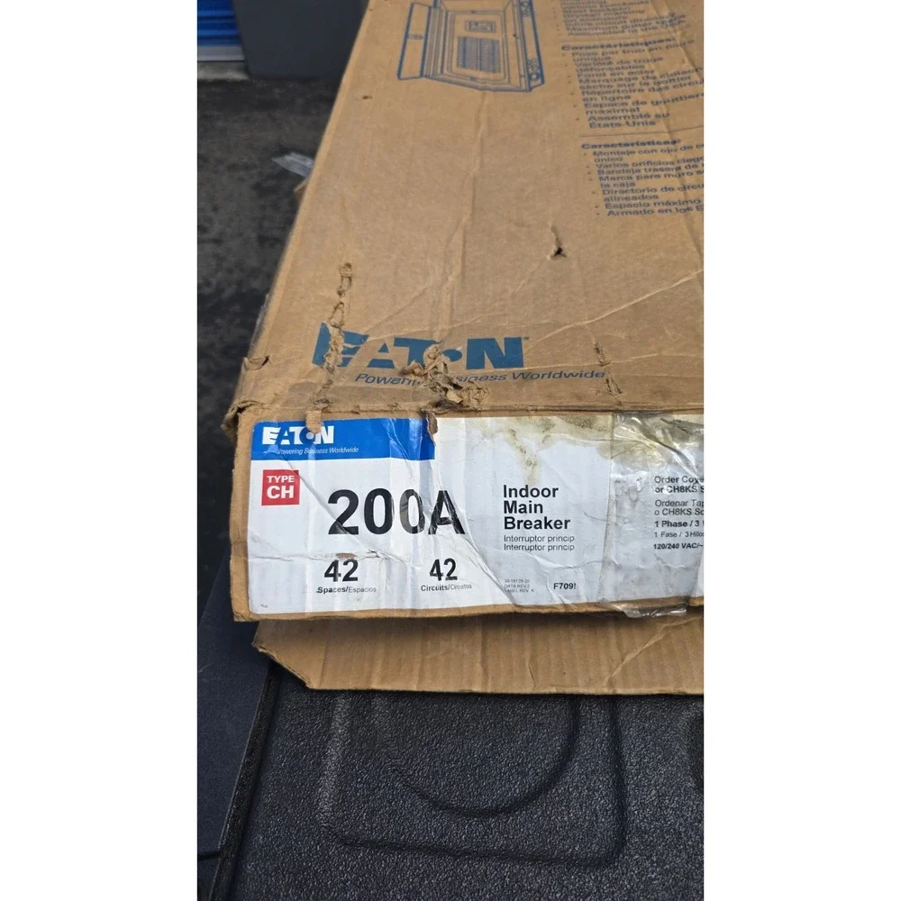 EATON CORPORATION CH42B200K LOAD CENTER 200A 3W 1 PH